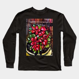 desert roses/fence, Long Sleeve T-Shirt